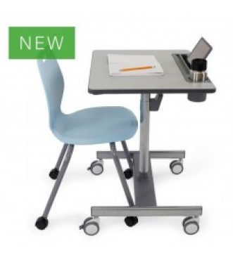 LearnFit SE2 Sit-Stand Desk (medium grey)